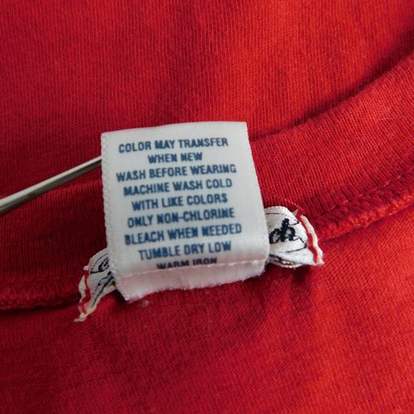 Double Dutch STYX Juniors Womens XL Graphic Band Tee Red Short Sleeve Cotton EUC - Picture 7 of 12